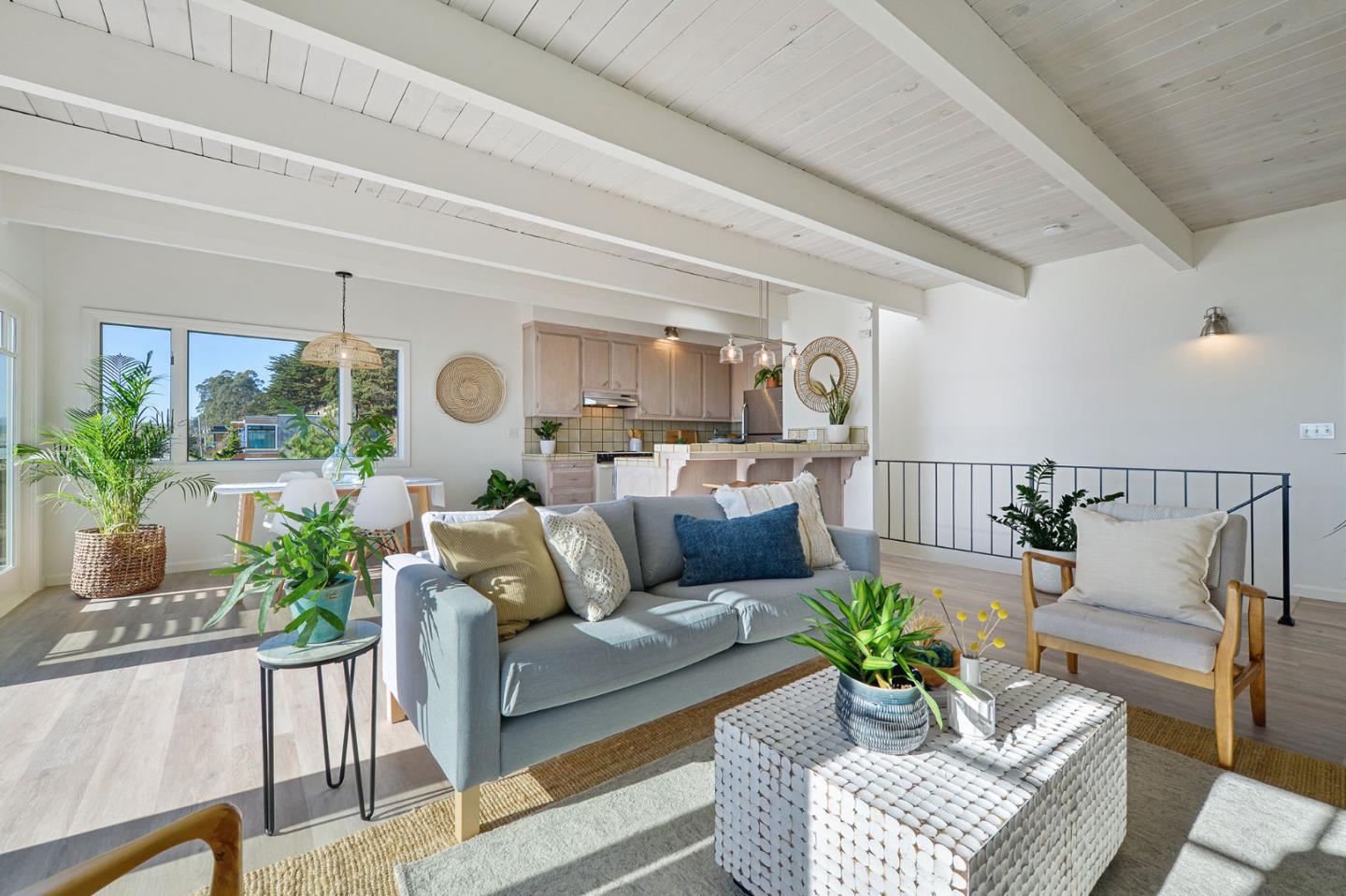 615 Beach Drive Aptos, CA 95003 - Photo 6 of 37 a living room with furniture and a large window