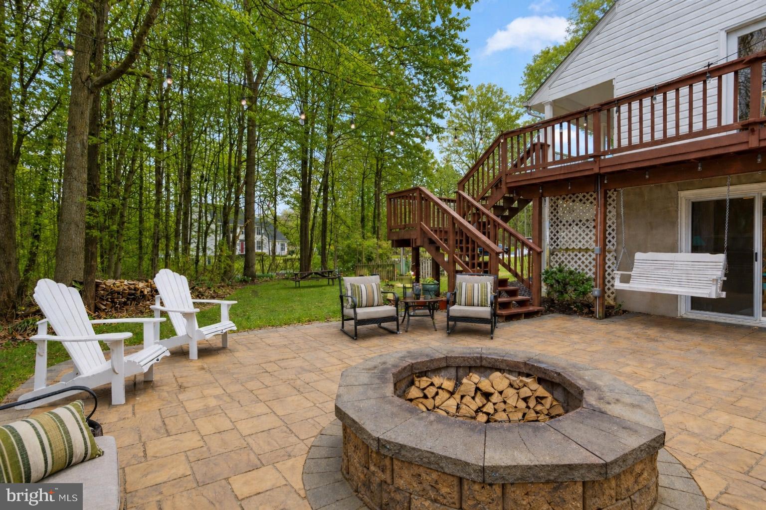 1860 Battery Lane Owings, MD 20736 - Photo 5 of 120 Serene backyard retreat with fire pit.