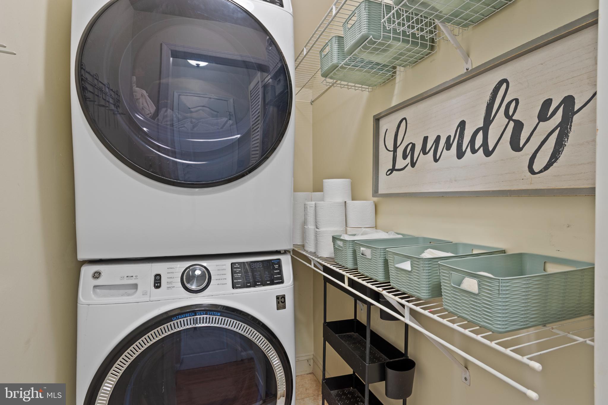 1860 Battery Lane Owings, MD 20736 - Photo 76 of 120 Upper Level Laundry Space Full Size Stackable