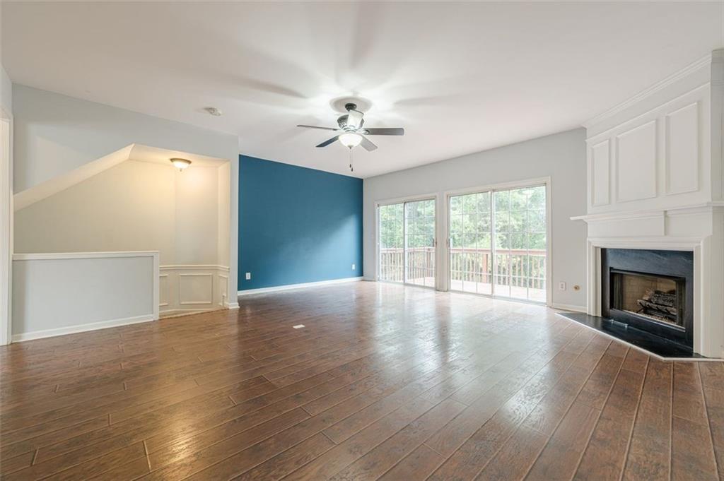 5589 Trace Views Drive Norcross, GA 30071 - Photo 12 of 58 a view of a room window and wooden floor