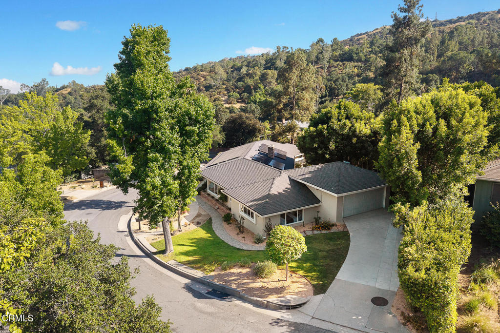 1620 Knollwood Drive Pasadena, CA 91103 - Photo 52 of 59 an aerial view of a house