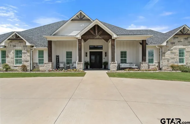 front view of a house with a porch