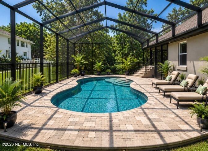13827 Longs Landing Road East Jacksonville, FL 32225 - Photo 40 of 67 Virtual Rendering of Pool in side yard