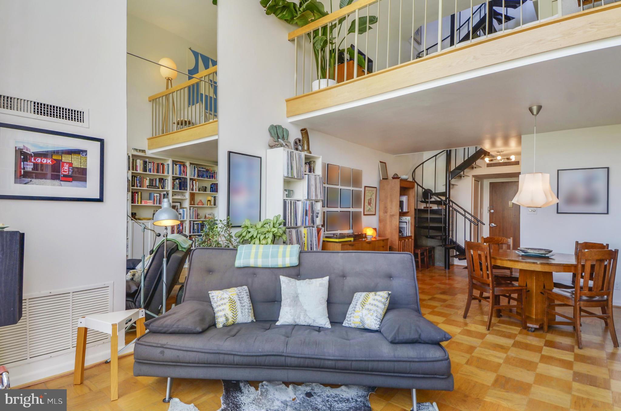 560 N Street Southwest, Unit 8901N Washington, DC 20024 - Photo 5 of 30 Living Room and Dining Area