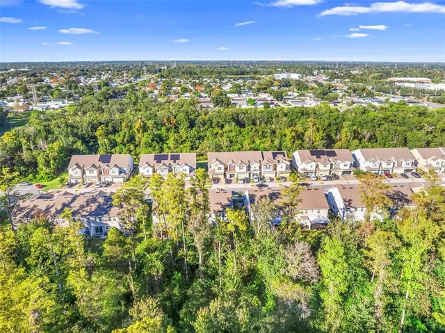 a view of a city with lots of buildings