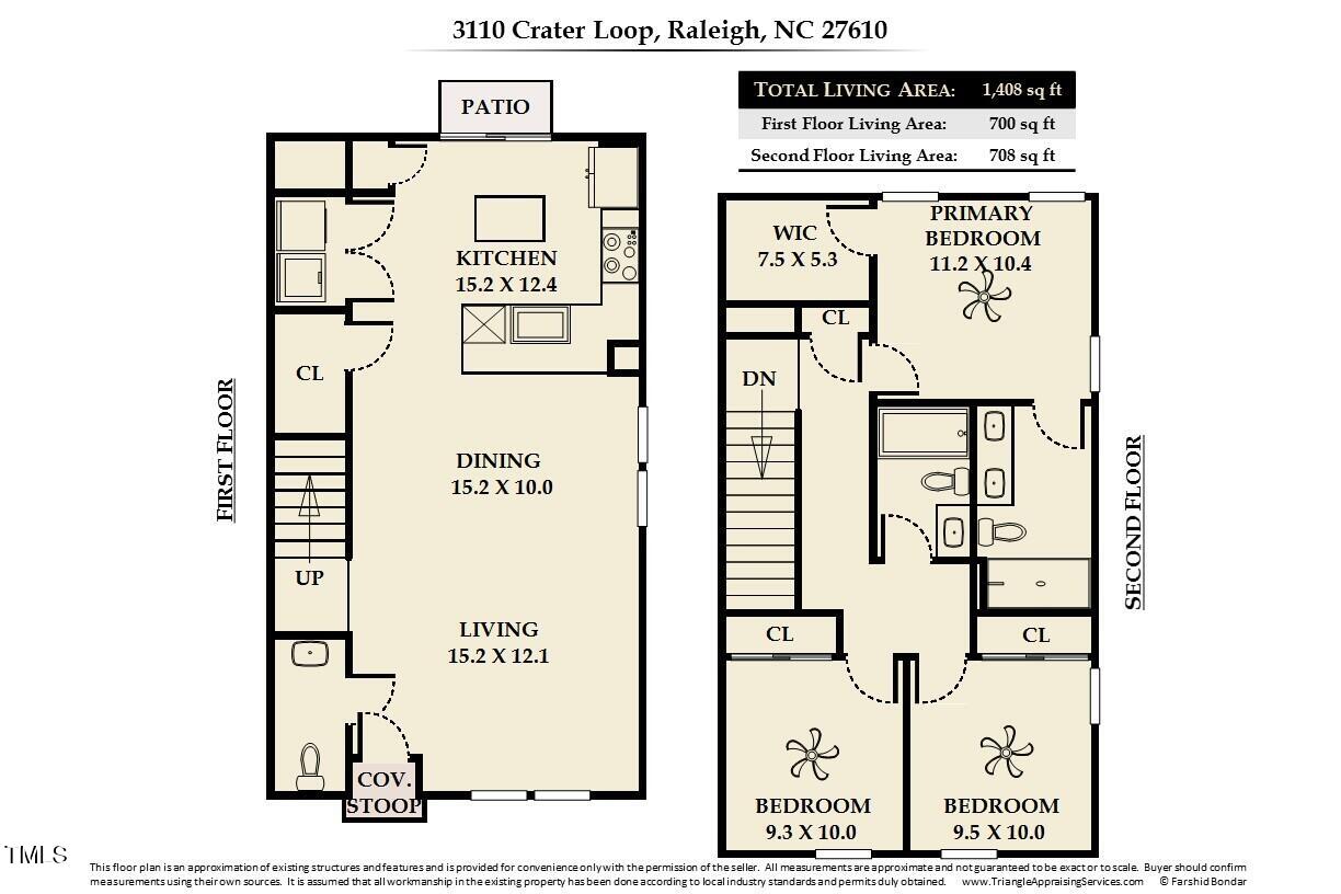 3110 Crater Loop Raleigh, NC 27610 - Photo 38 of 38 Floor Plan - MLS Photos (22)