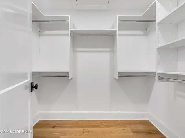 a view of walk in closet