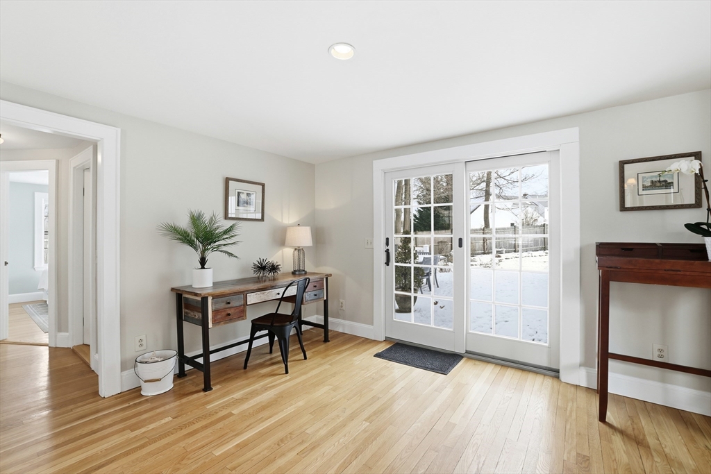 63 Bancroft Road Cohasset, MA 02025 - Photo 14 of 41 a workspace with furniture window and wooden floor
