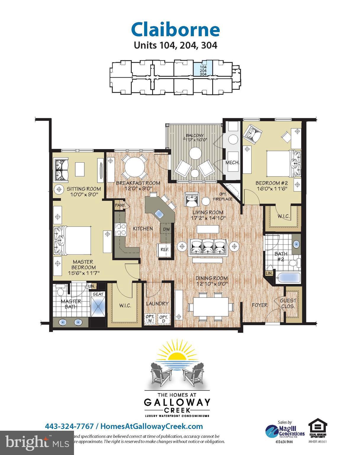 1414 Burke Road, Unit 104 Middle River, MD 21220 - Photo 7 of 7 Open floor plan maximizes outdoor and water views