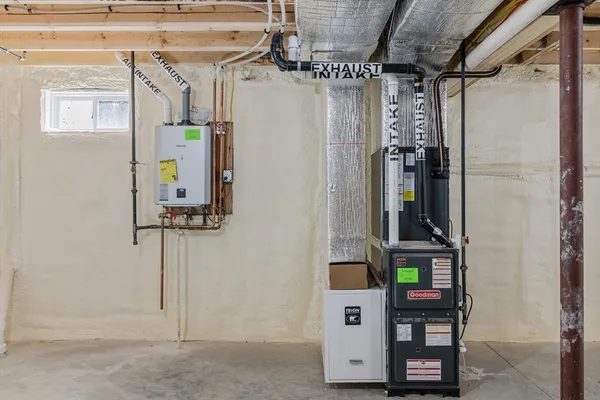 a view of storage and utility room
