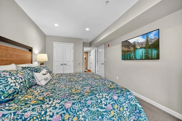 a view of a large building next to a yard