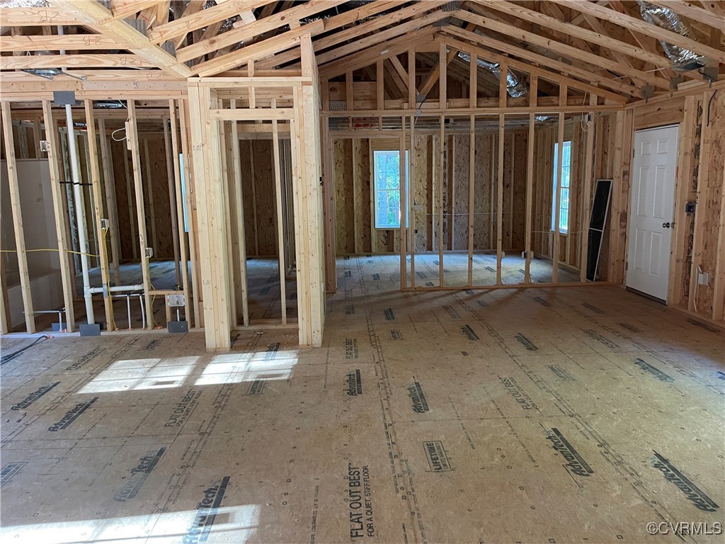 4372 Dorrell Road Aylett, VA 23009 - Photo 5 of 8 Miscellaneous room featuring vaulted ceiling and a