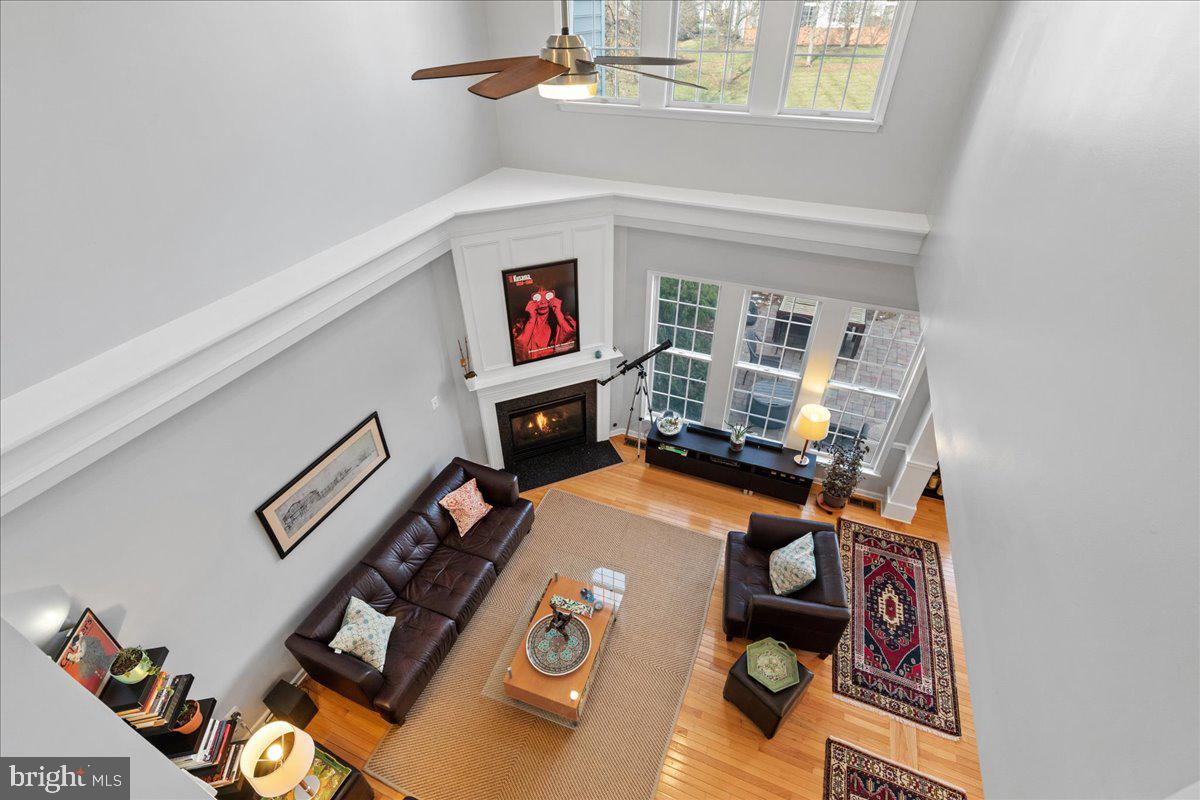 33 Maidenhead Road Princeton, NJ 08540 - Photo 8 of 25 View of Living Room from Second Floor