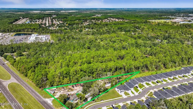 a view of a city from a balcony with outdoor space