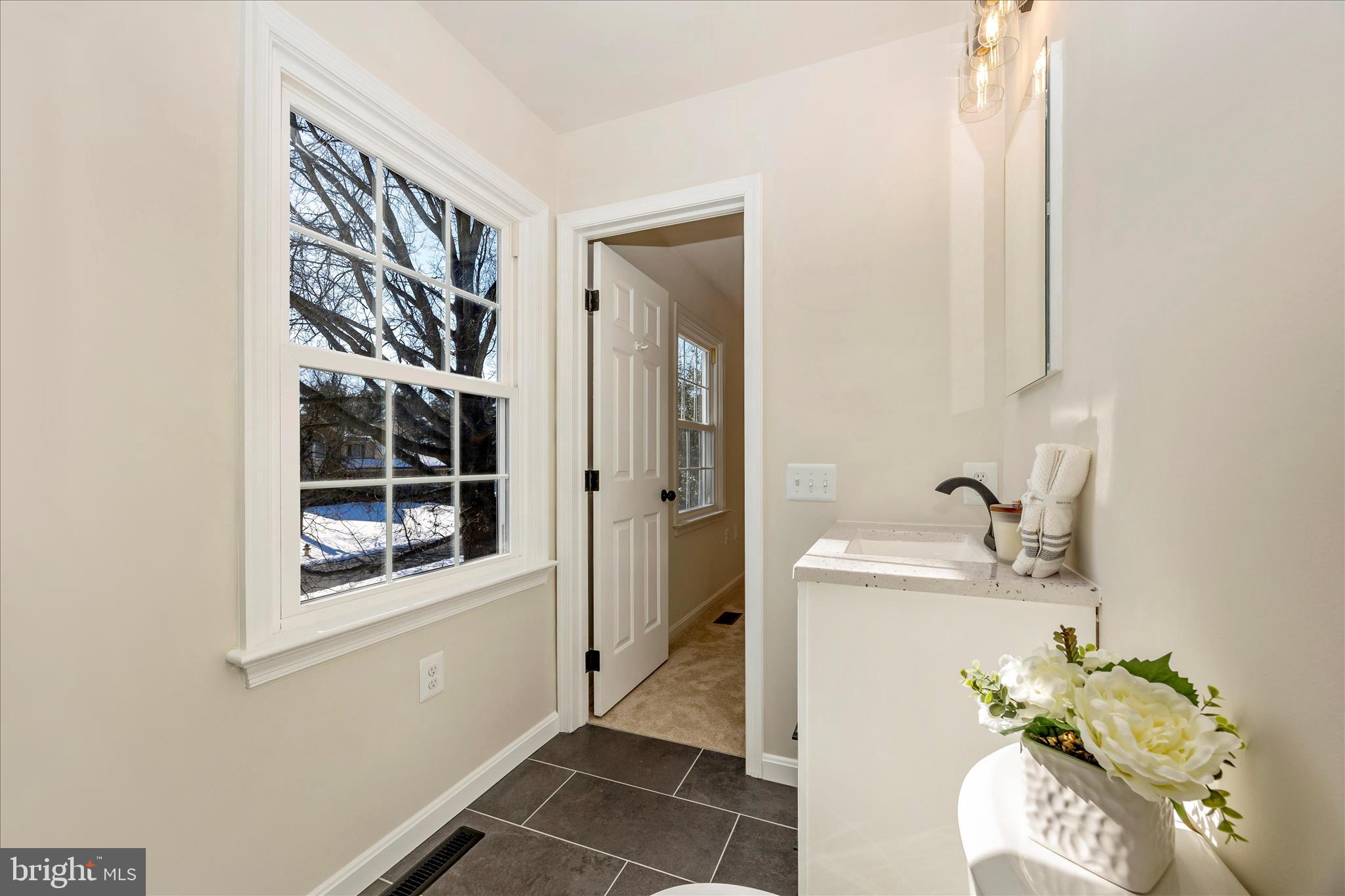 6630 Fox Meade Court Frederick, MD 21702 - Photo 37 of 84 a bathroom with a sink and a mirror