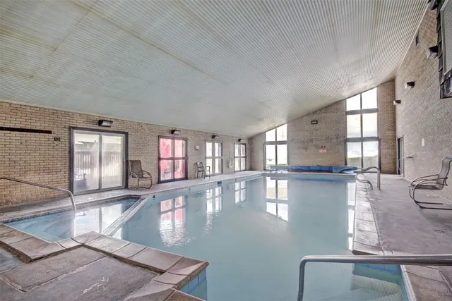 a view of a living room and dining room