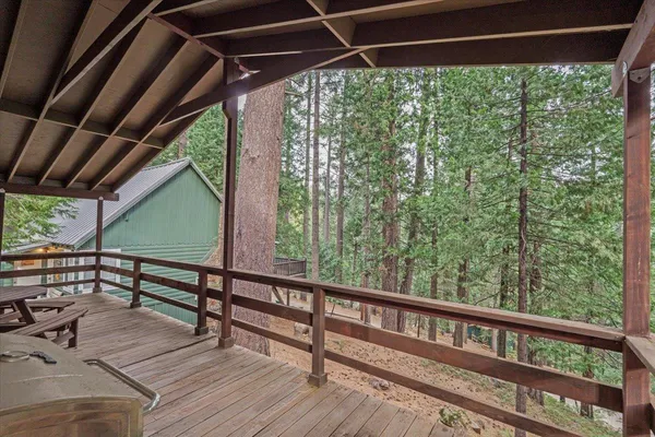 a view of outdoor space with seating area