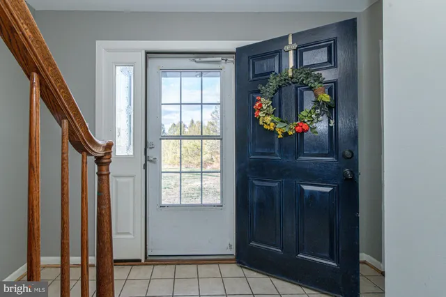 a view of an entryway door
