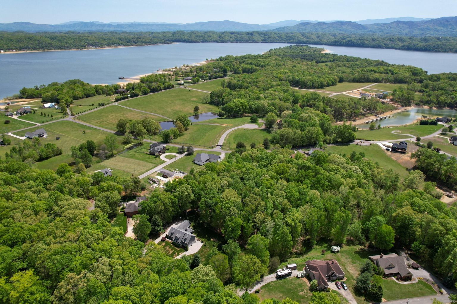37 McCorkle Road White Pine, TN 37890 - Photo 15 of 21 an aerial view of a houses with outdoor space and lake view