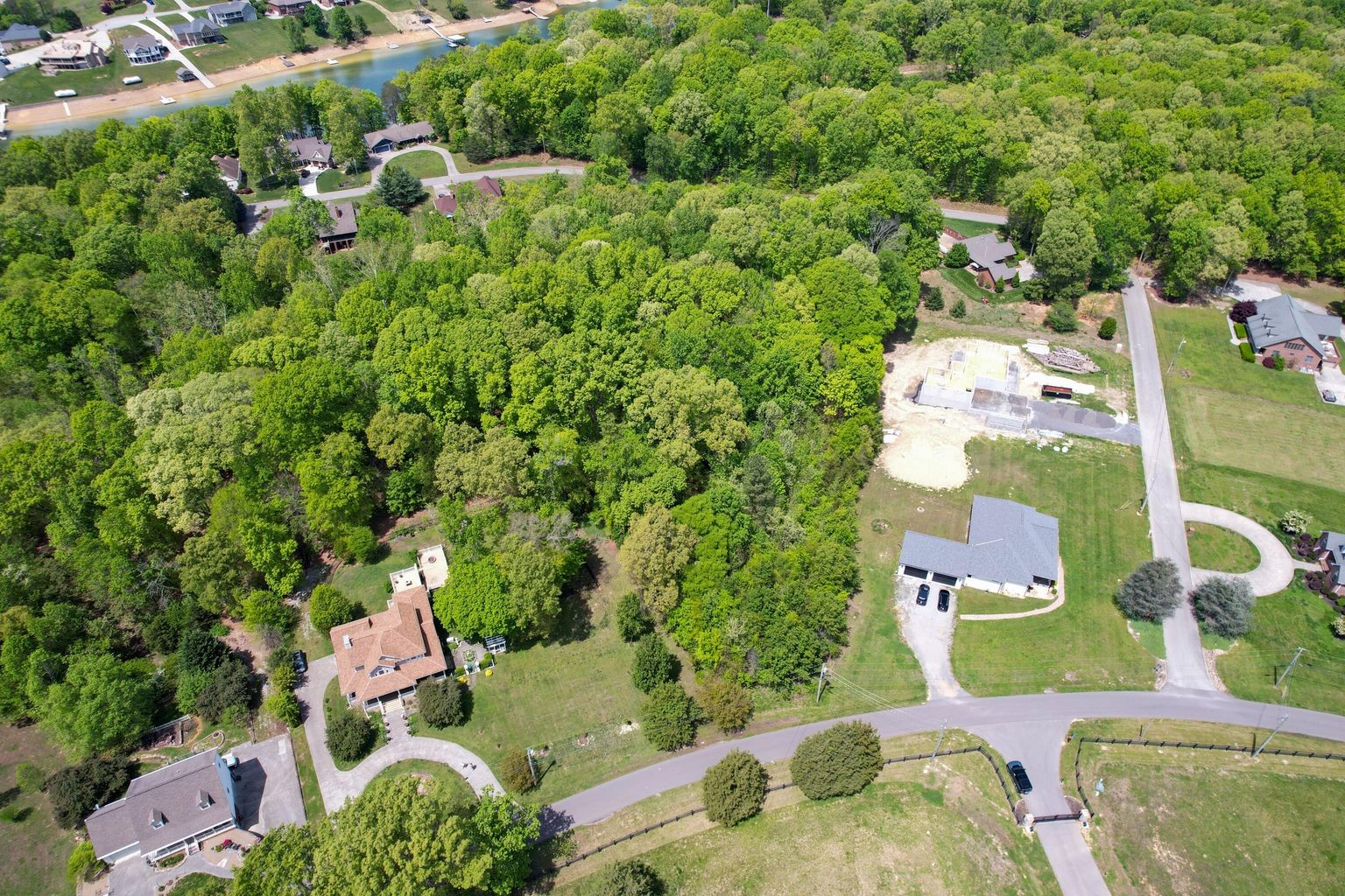 37 McCorkle Road White Pine, TN 37890 - Photo 6 of 21 an aerial view of residential house with outdoor space and trees all around