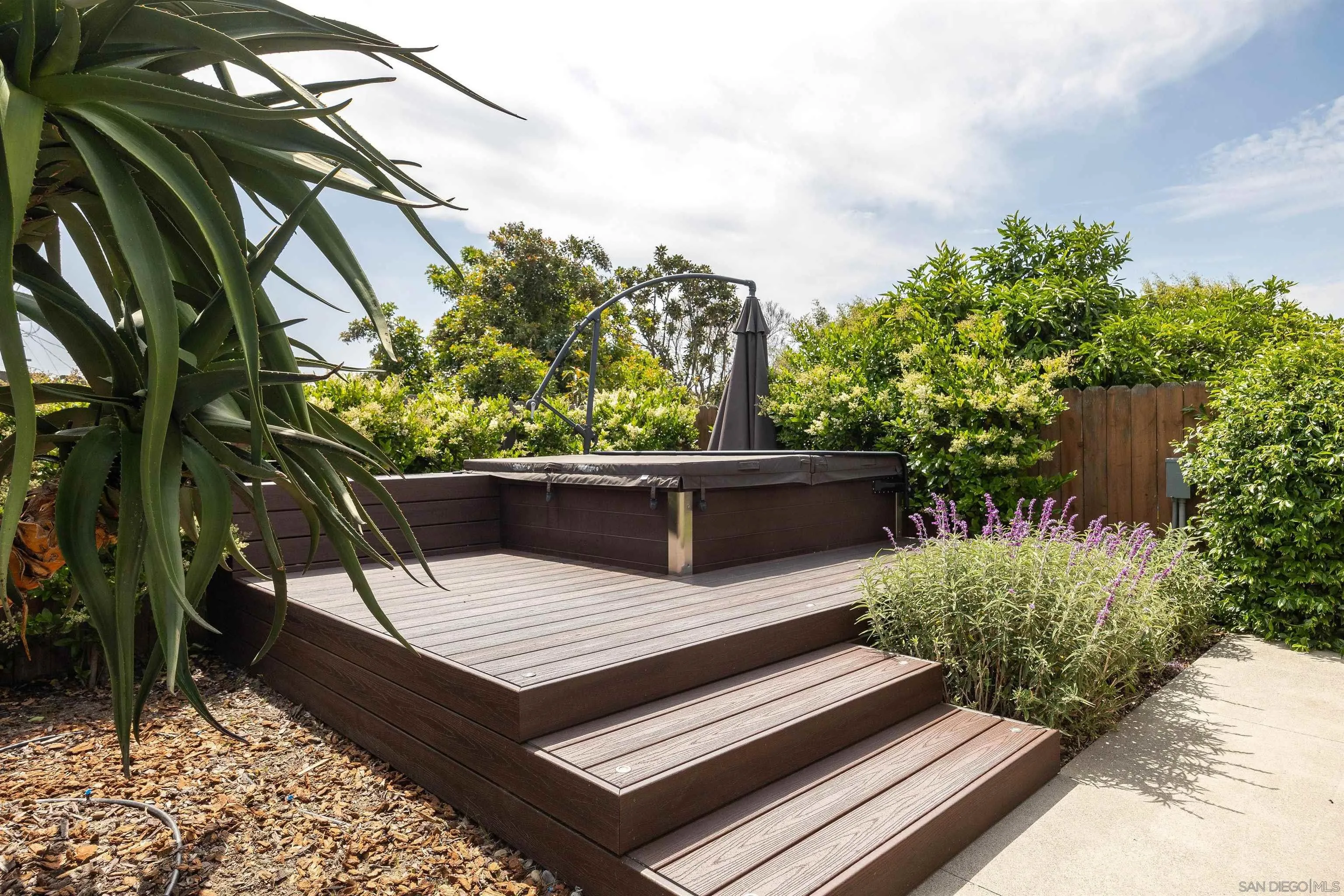 5775 Derk Drive La Mesa, CA 91942 - Photo 16 of 21 a view of a wooden bench in patio