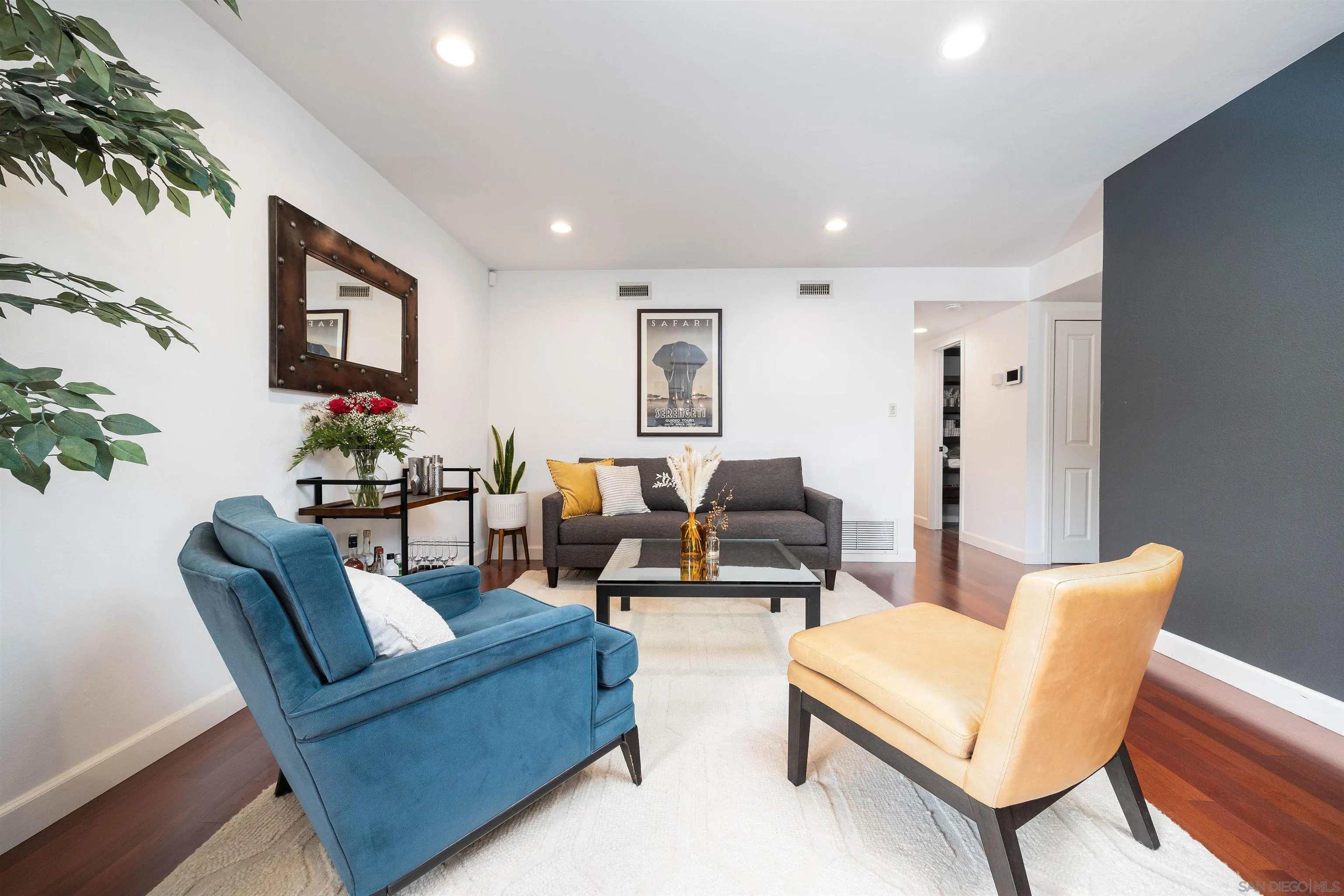 5775 Derk Drive La Mesa, CA 91942 - Photo 3 of 21 a living room with furniture and a potted plant