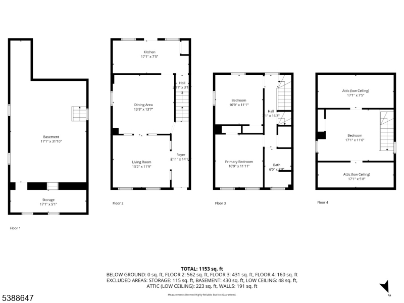 330 Chambers Street Phillipsburg, NJ 08865 - Photo 5 of 27 a picture of a floor plan