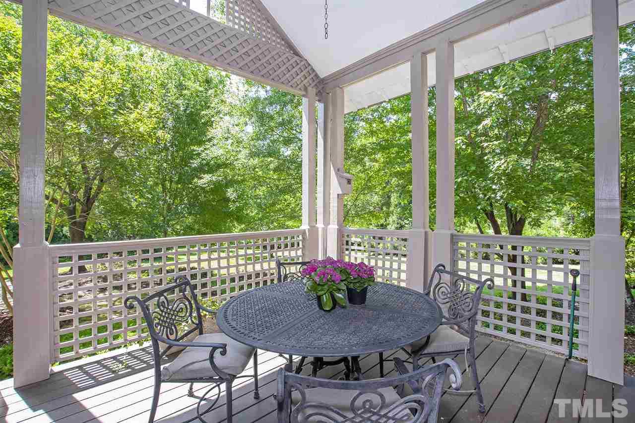 1016 Heydon Court Raleigh, NC 27614 - Photo 18 of 30 a view of balcony with furniture and wooden deck