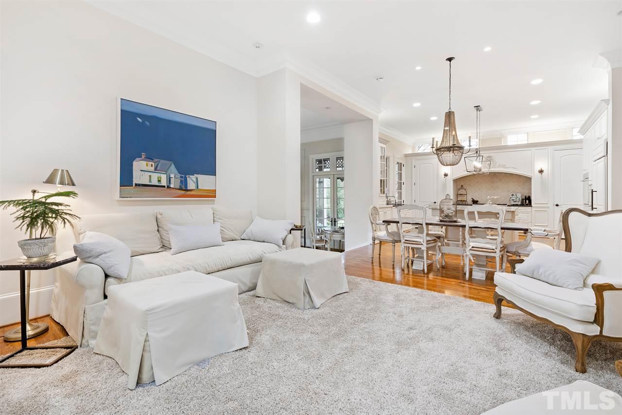 1016 Heydon Court Raleigh, NC 27614 - Photo 10 of 30 a living room with furniture and kitchen view
