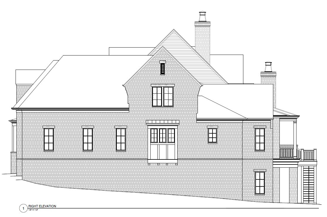 9300 Double Run College Grove, TN 37046 - Photo 4 of 10 a black and white photo of a house