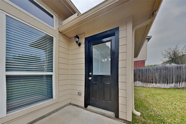 a view of front door