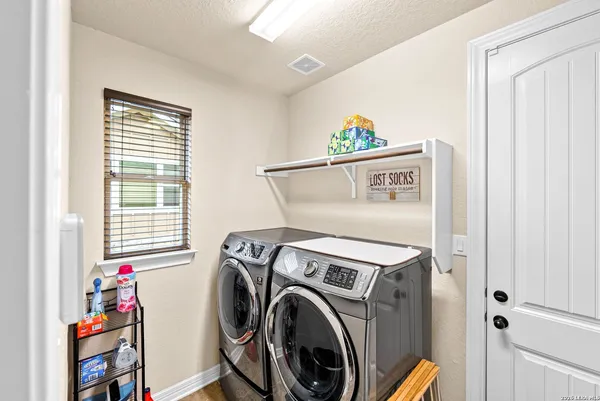 a building outdoor space with patio furniture