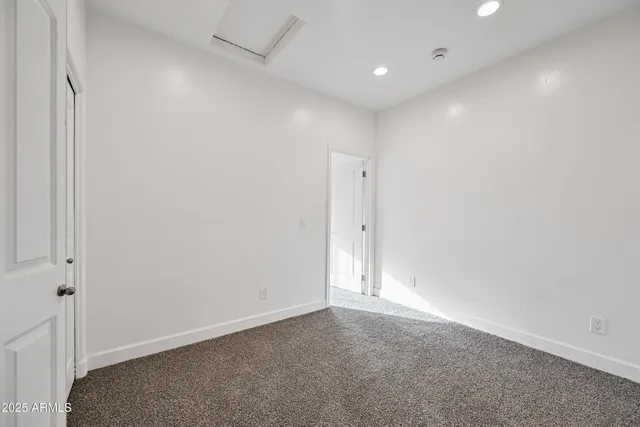 a view of an empty room