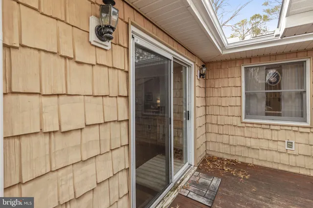 a view of a backyard with trees