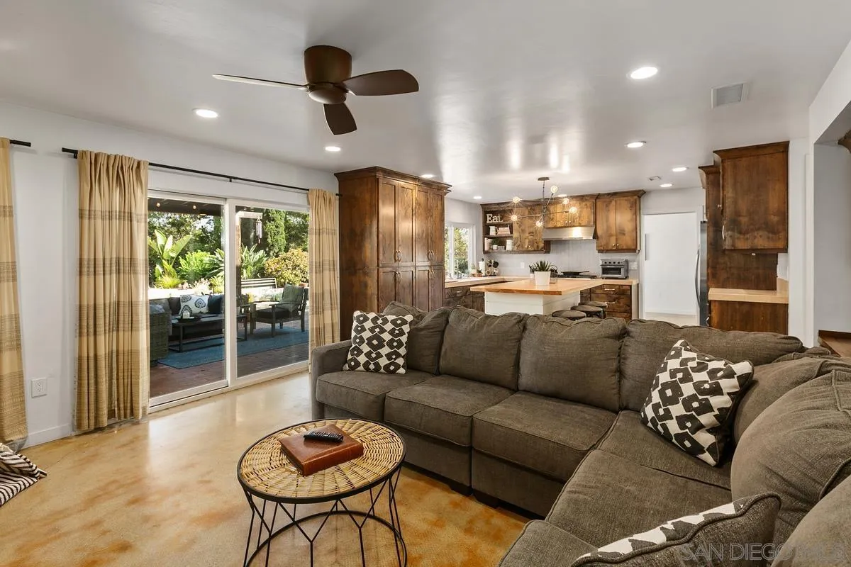 2815 Jacaranda Avenue Carlsbad, CA 92009 - Photo 12 of 30 a living room with furniture and a large window