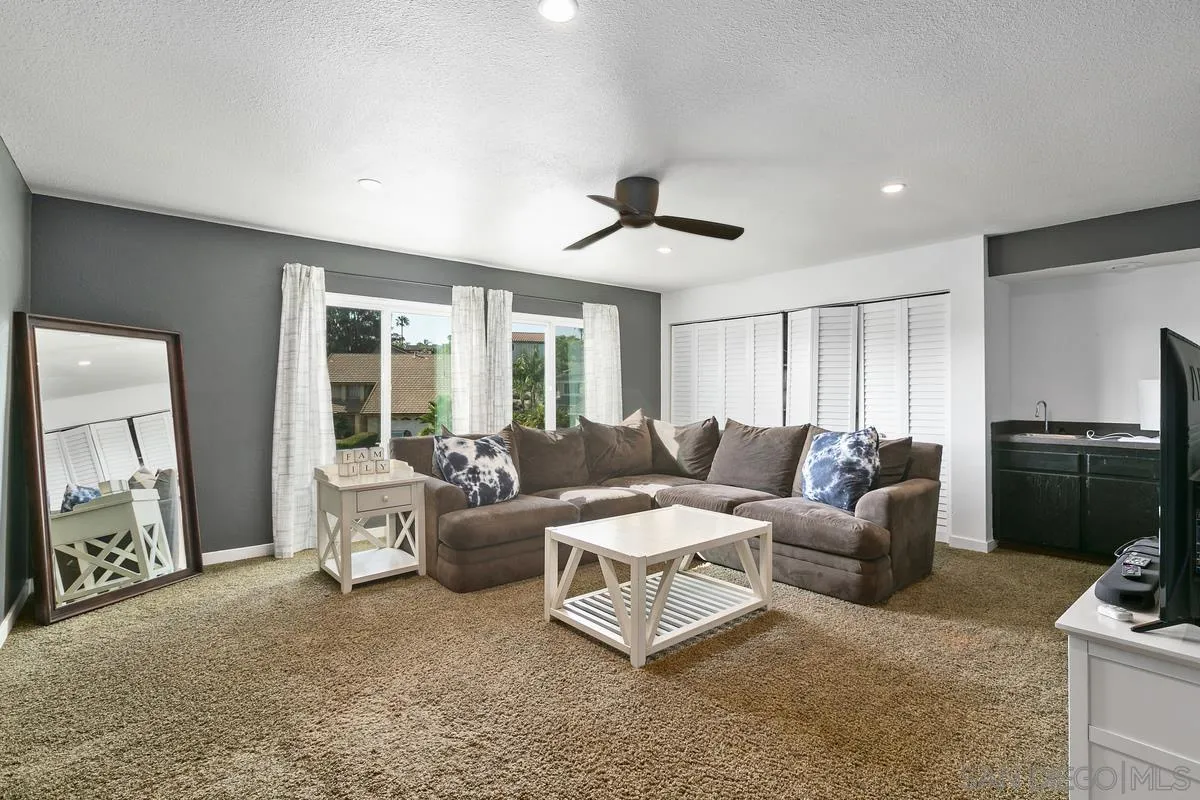 2815 Jacaranda Avenue Carlsbad, CA 92009 - Photo 22 of 30 a living room with furniture and a flat screen tv