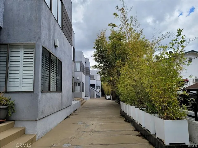 a view of a pathway of the house