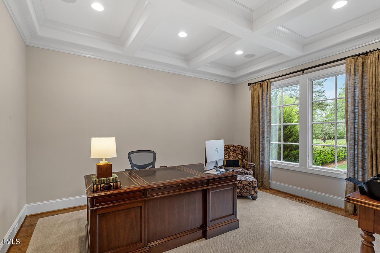 2311 Churchill Road Raleigh, NC 27608 - Photo 45 of 73 a view of workspace with furniture and windows