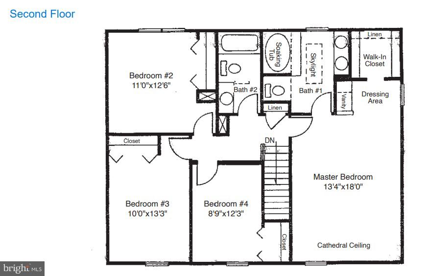 1933 Autumn Ridge Circle Silver Spring, MD 20906 - Photo 28 of 28 Upper Level Floor Plan