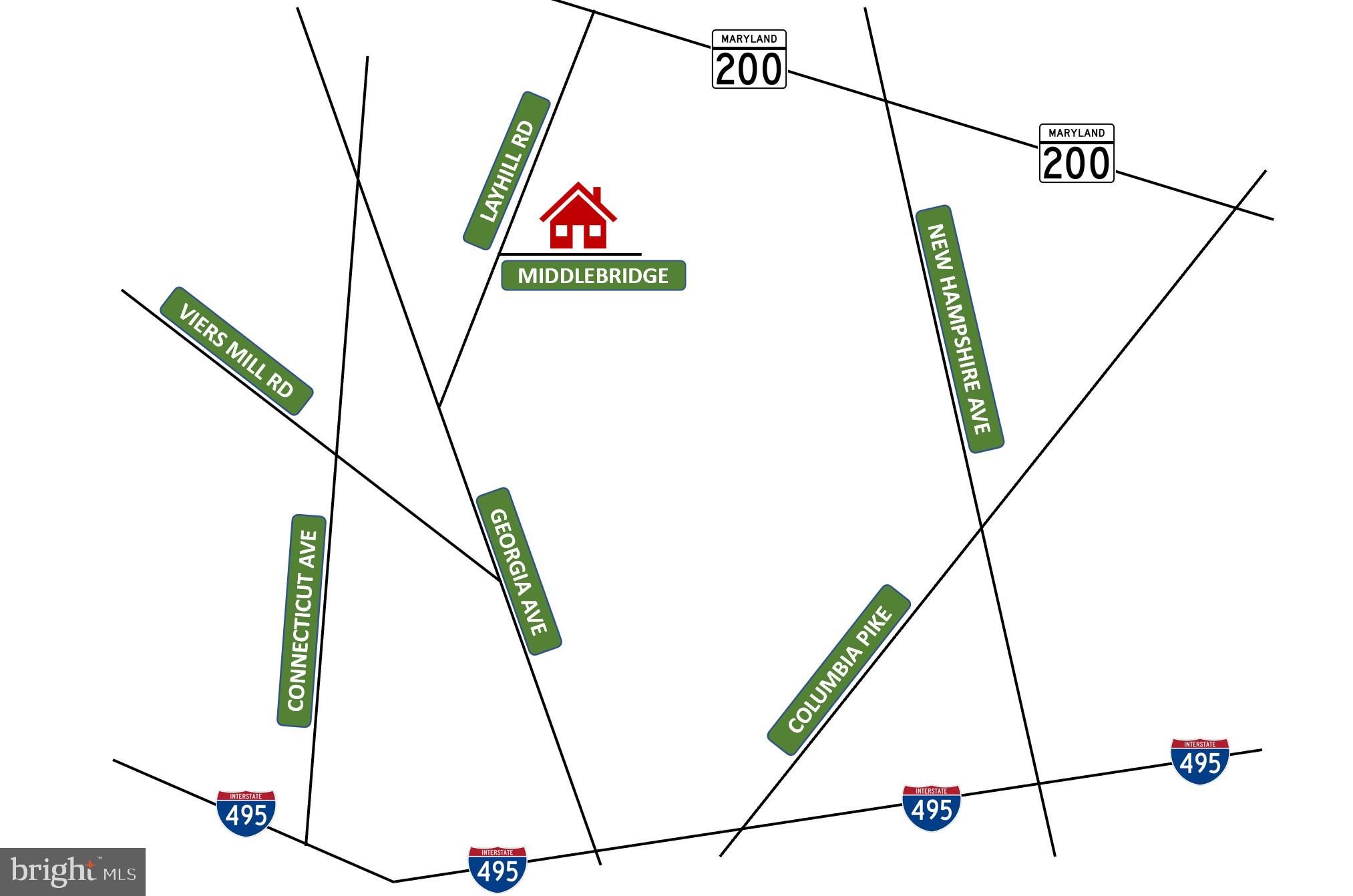 1933 Autumn Ridge Circle Silver Spring, MD 20906 - Photo 26 of 28 Central Location - Map