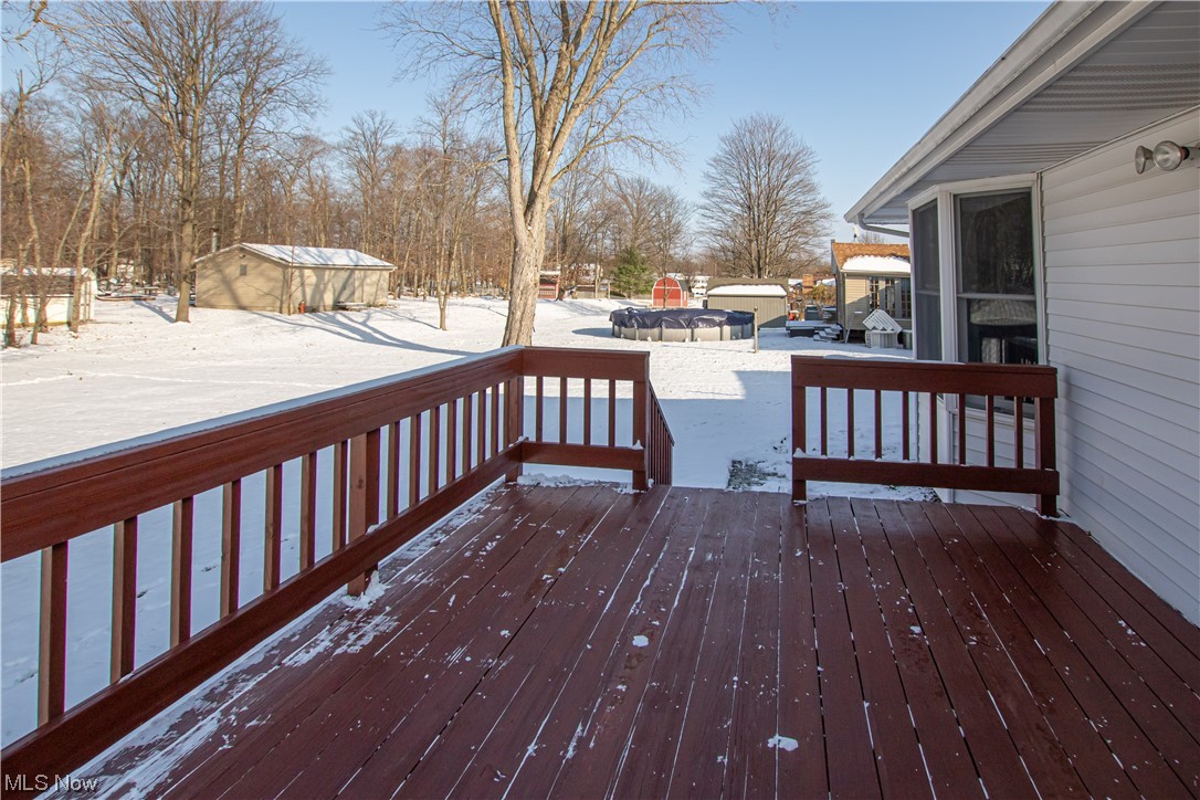 3711 Ruth Drive Brunswick, OH 44212 - Photo 28 of 35 View of snow covered deck