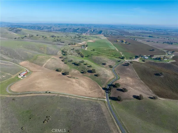 an aerial view of a beach