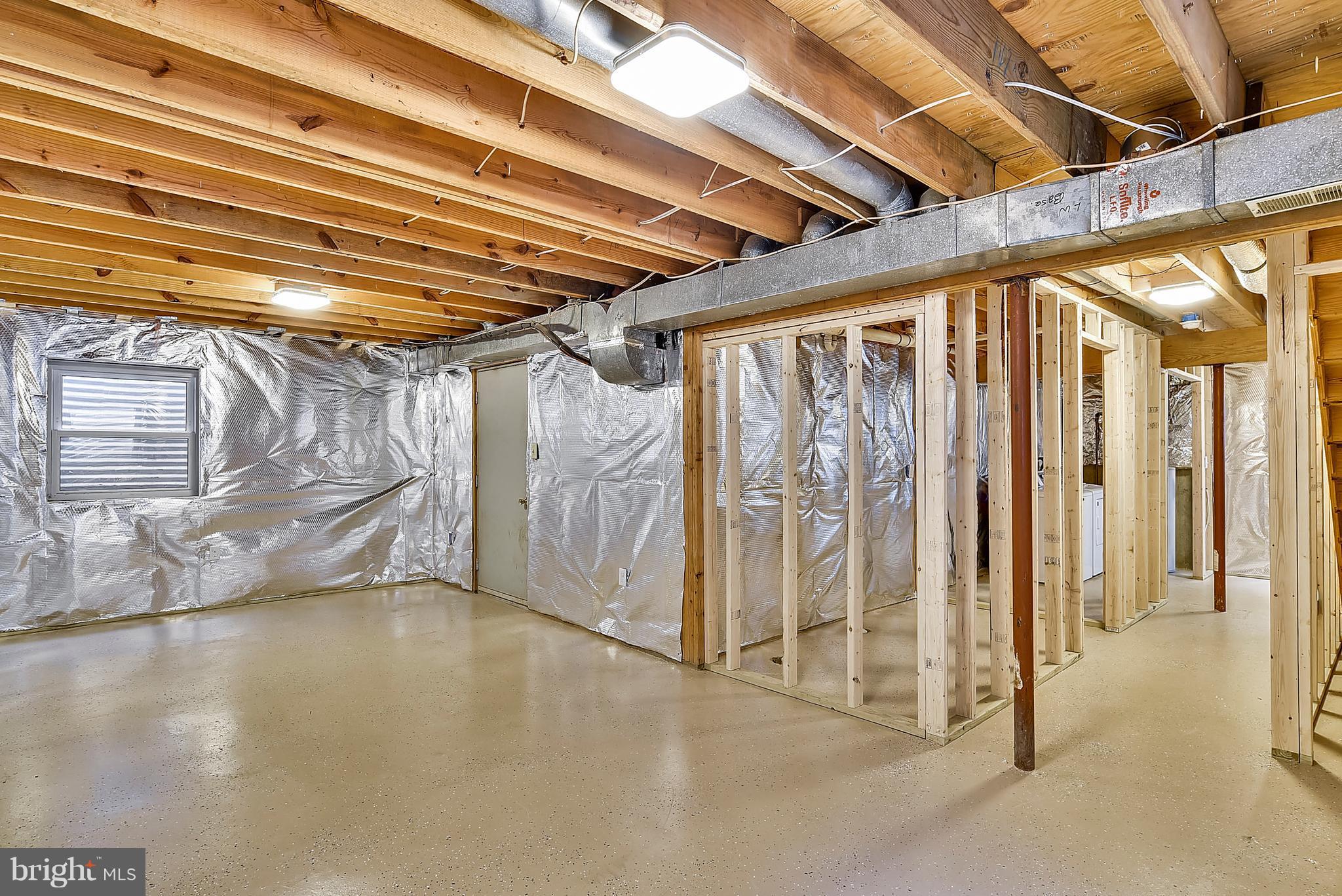 4016 Roberts Road Fairfax, VA 22032 - Photo 20 of 29 Basement with roughedin bathroom