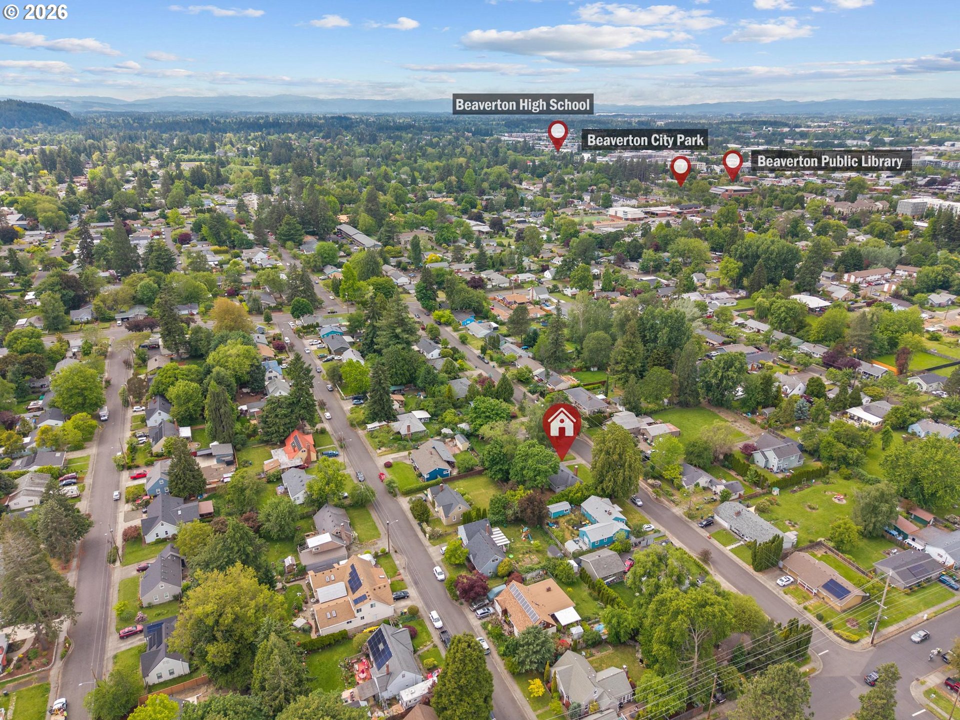 11720 Southwest 11th Street Beaverton, OR 97005 - Photo 30 of 31 Drone View/UAV