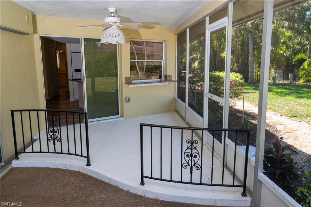 5654 Eichen Circle Fort Myers, FL 33919 - Photo 6 of 47 View of unfurnished sunroom
