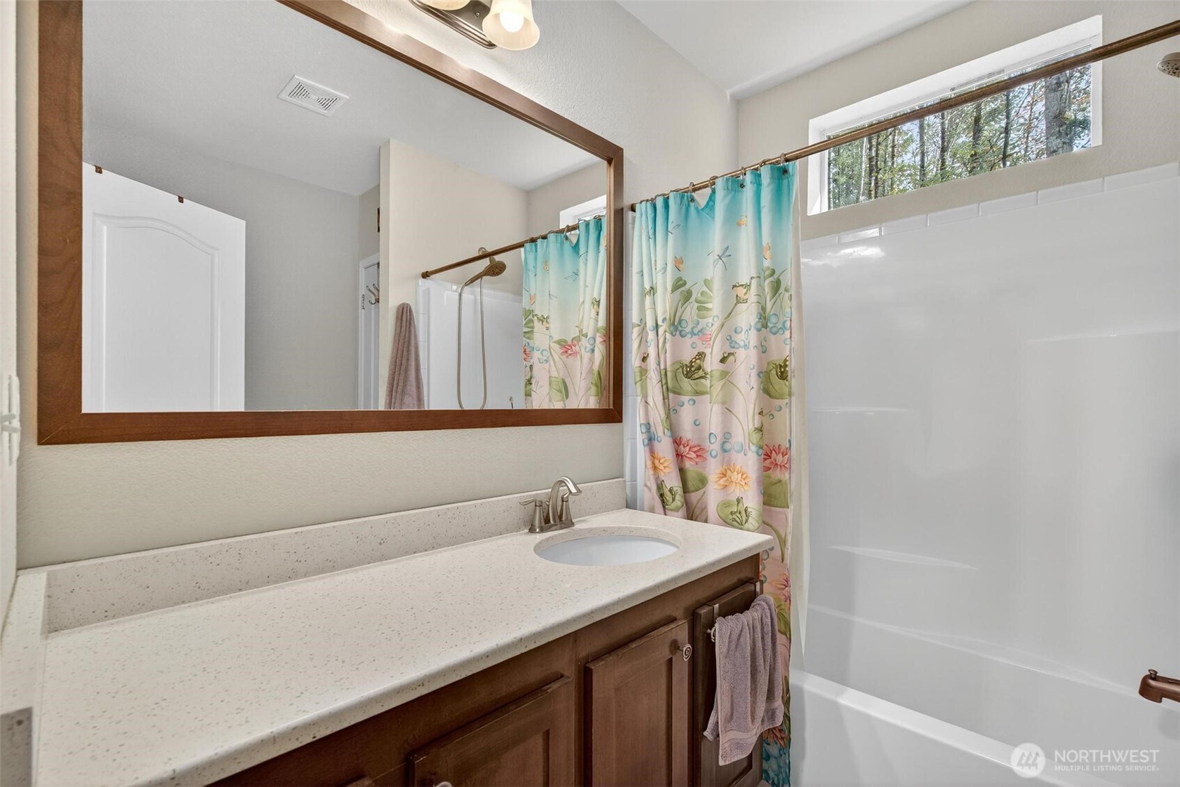 2 Crow Lane McCleary, WA 98557 - Photo 28 of 36 a bathroom with a sink and a mirror