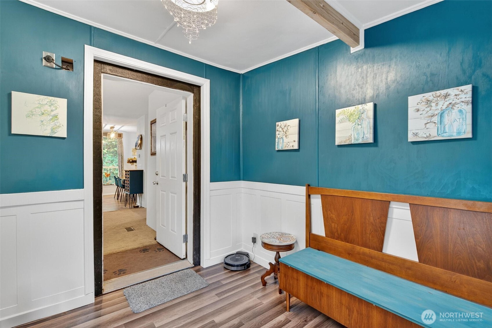 2 Crow Lane McCleary, WA 98557 - Photo 10 of 36 a view of a hallway with wooden floor and furniture