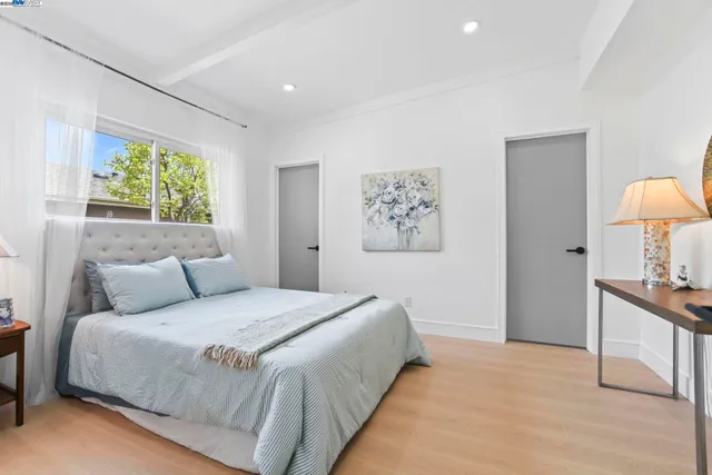 a bathroom with a shower and toilet