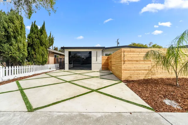 a front view of a building with a entryway