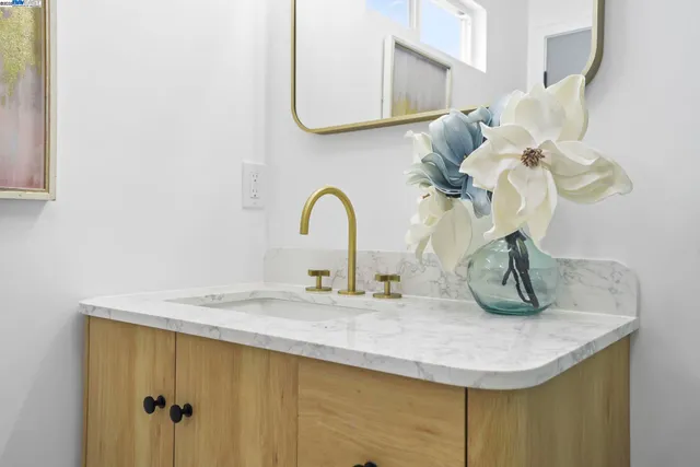 a bathroom with a sink and a bathtub